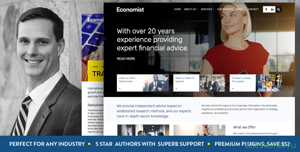 Economist v1.0 - Business and Finance WordPress Theme