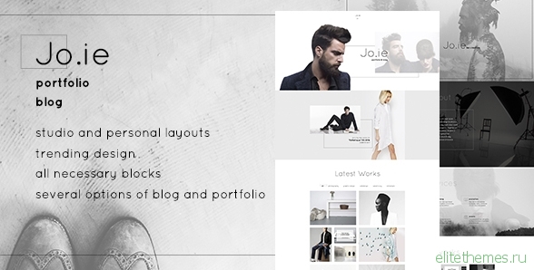 Jo.ie - Personal/Studio Multipurpose Portfolio and Blog PSD Theme