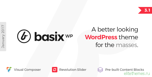 Basix v3.1.0 - Responsive WordPress Theme