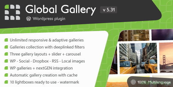 Global Gallery v5.31 - WordPress Responsive Gallery