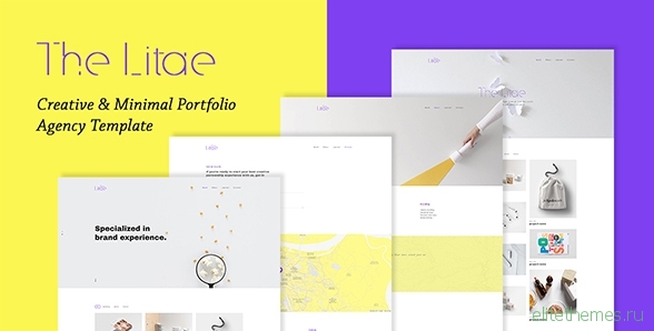 The Litae - Creative & Minimal Portfolio / Agency Template