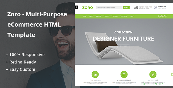Zoro - Multi-Purpose eCommerce HTML Template
