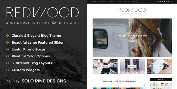 Redwood v1.2 - A Responsive WordPress Blog Theme