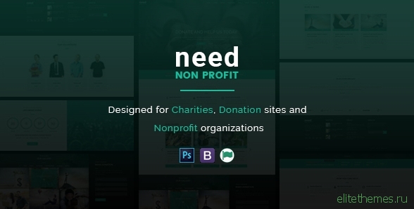 Need - Multipurpose Nonprofit PSD Template