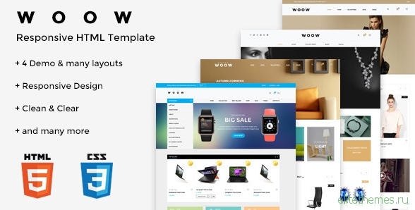 WOOW - HTML eCommerce Template