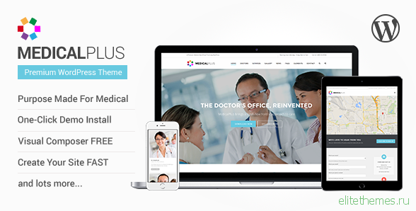 MedicalPlus v1.0.9 - Health and Medical WordPress Theme