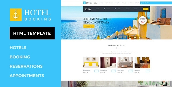 Hotel Booking - HTML Template for Hotels