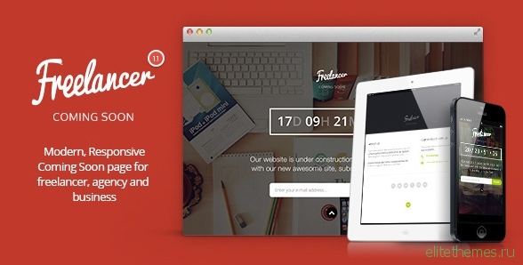 Freelancer - Responsive Coming Soon Template