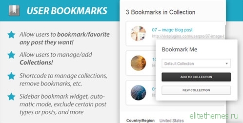 WordPress User Bookmarks (Standalone version) v3.0