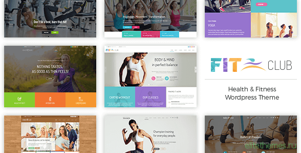 Fitness Club v1.0.3 - Health & Fitness WordPress Theme