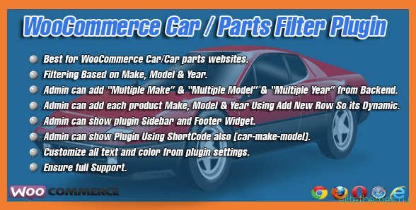 WooCommerce Car/Parts Filter Plugin v1.3
