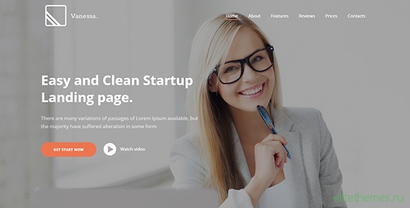 Vanessa Easy Startup Instapage Landing Page