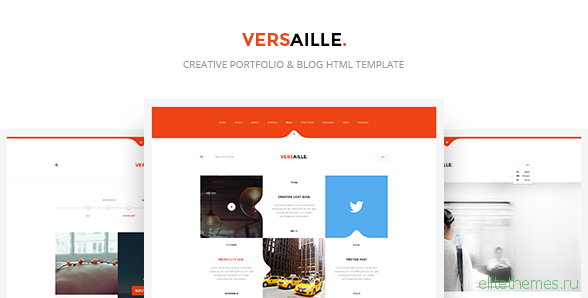 Versaille - Personal Blog HTML5 Template