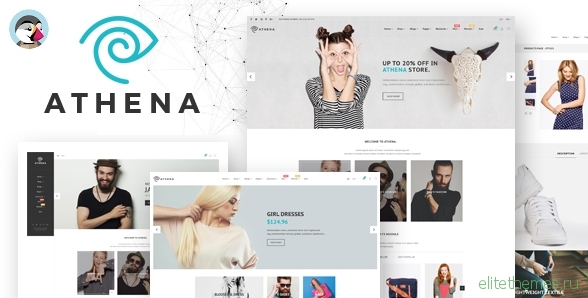 Athena - With 15 + Homepages Responsive Prestashop Theme