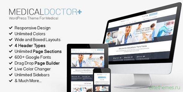 MedicalDoctor v4.3 - Themeforest WordPress Theme For Medical