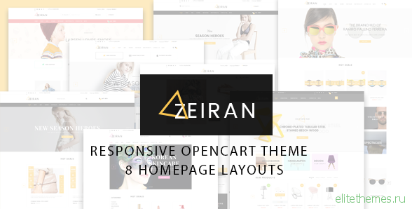 Zeiran - Multipurpose Responsive Opencart Theme