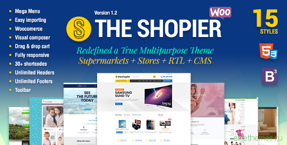 Shopier v1.3.0 - Responsive Multipurpose WooCommerce Theme