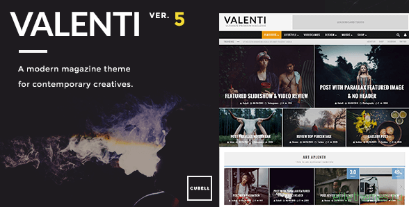 Valenti v5.5.0 - WordPress HD Review Magazine News Theme
