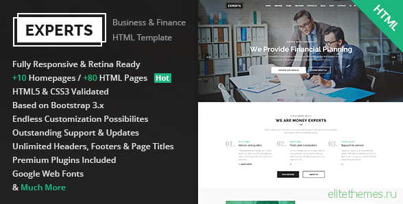 Experts Business v1.1 - Multipurpose Business & Finance HTML5 Template