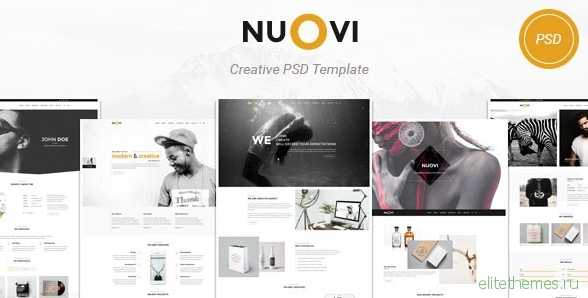 Nuovi - Creative Agency/Personal PSD Template