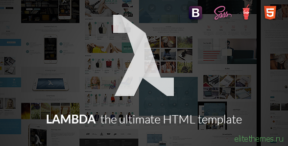 Lambda - Multi Purpose Bootstrap HTML Template