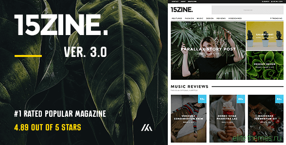 15Zine v3.2.1 - HD Magazine / Newspaper WordPress Theme