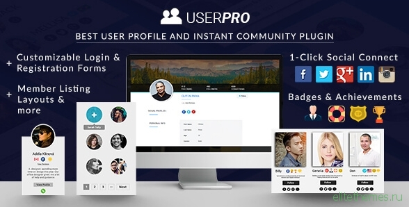 UserPro v4.9.10 – User Profiles with Social Login