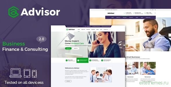 Advisor - Consulting, Business, Finance HTML Template