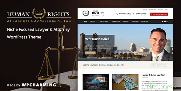 HumanRights v1.1.4 - Lawyer and Attorney WordPress Theme