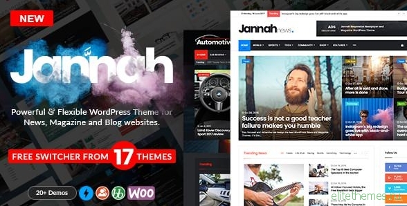 Jannah v1.1.1 - WordPress News Magazine Blog & BuddyPress