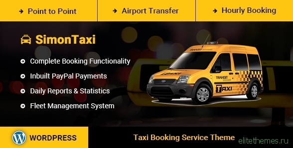 SimonTaxi v1.0 - Taxi Booking WordPress Theme