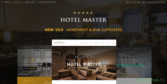 Hotel Master v3.02 - Hotel Booking WordPress Theme