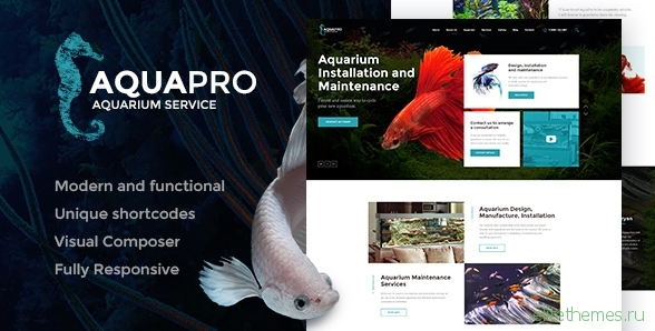 AquaPro v1.0 - Aquarium Services & Online Store