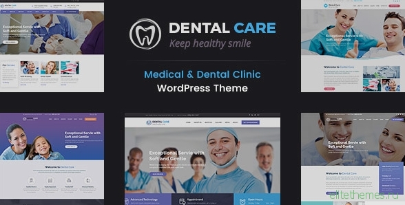 Dental Care - Medical and Teeth Clinic WordPress Theme