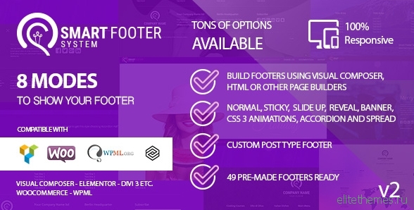 Smart Footer System v2.3 - Footer Plugin for WordPress