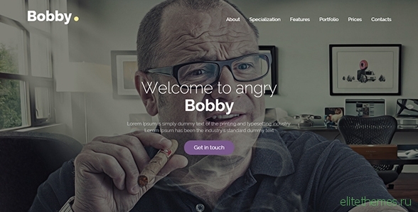 Bobby - Creative Service Instapage Landing Page
