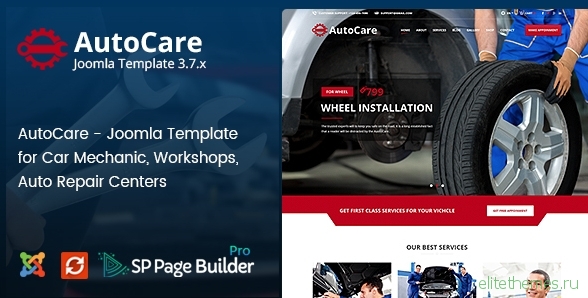 Auto Care - Joomla Template for Car Mechanic, Workshops, Auto Repair Centers