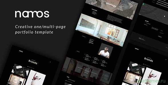 Namos - Creative One/Multi-Page Portfolio Template