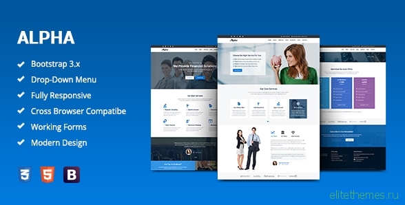 Alpha - Business Consulting and Financial Services HTML Template