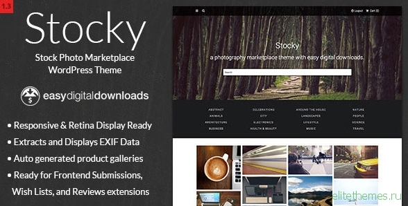 Stocky v1.4.2 - A Stock Photography Marketplace Theme