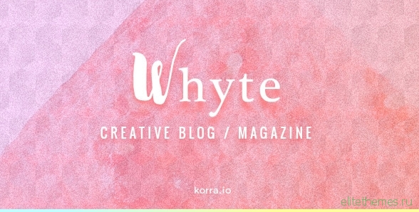 Whyte v1.4.1 - Creative WP Theme