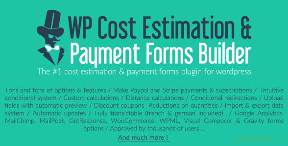 WP Cost Estimation & Payment Forms Builder v9.596