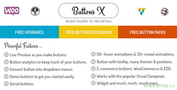 Buttons X v1.9.62 - Powerful Button Builder for WordPress