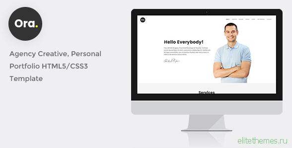 Ora - Responsive Resume/ CV/ vCard & Personal Portfolio HTML5 Template