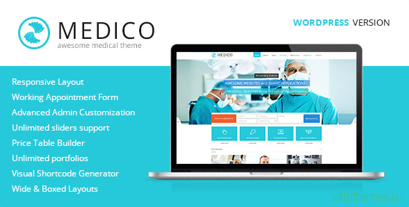 Medico v1.5.1 - Medical and Health WordPress Theme