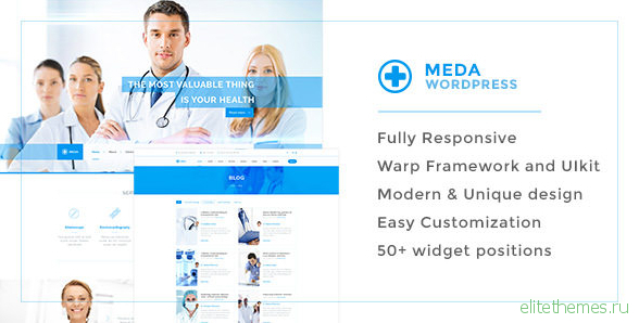 Meda v1.0.1 - Health and Medical Responsive Theme