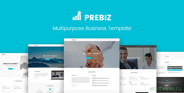 Prebiz - Multipurpose Corporate Business / Portfolio PSD Template
