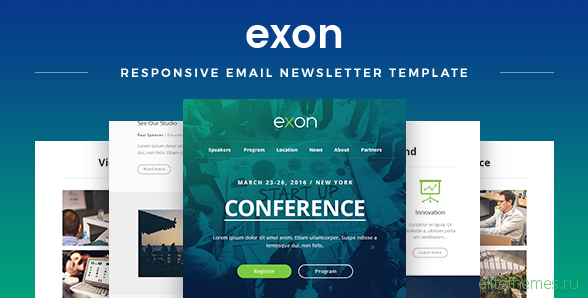 Exon v1.4 - Responsive Email Newsletter Template