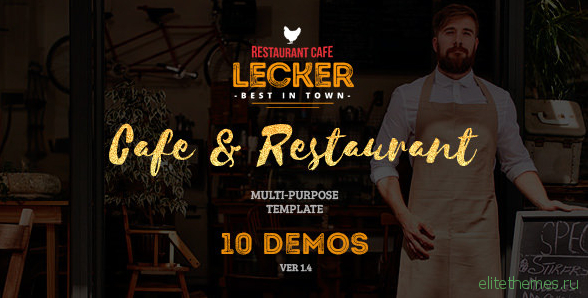 Lecker Restaurant - Cafe & Restaurant Template