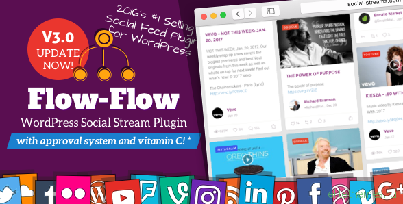 Flow-Flow v3.2.1 - WordPress Social Stream Plugin